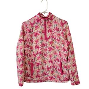 Talbots Pink Floral Pullover Top